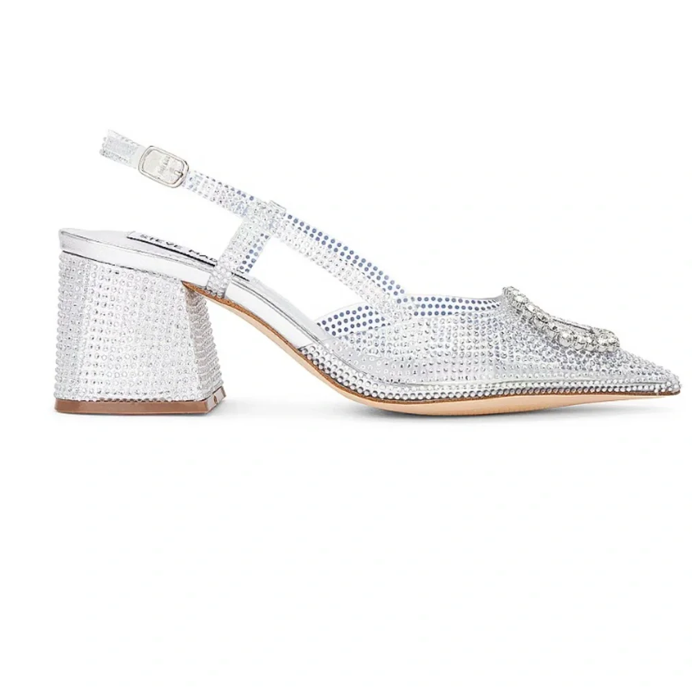 Steve Madden Bergen Heel in Clear Size: 6